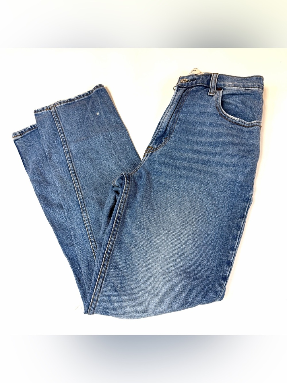 Abercrombie & Fitch Women’s Size 26/2XS 90s Slim Straight Ultra High Rise Jeans
